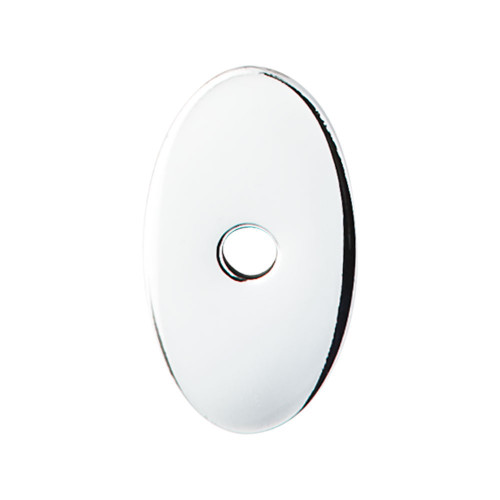 Top Knobs TK58PC Sanctuary Oval Backplate Small 1 1/4" - Polished Chrome
