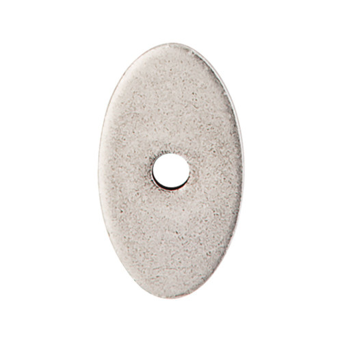 Top Knobs TK58PTA Sanctuary Oval Backplate Small 1 1/4" - Pewter Antique Top Knobs TK58PTA Sanctuary Oval Backplate Small 1 1/4" - Pewter Antique