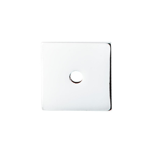 Top Knobs Sanctuary Square Backplate 1", Polished Chrome - TK94PC