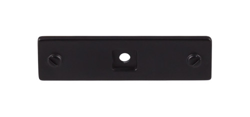 Top Knobs Channing Backplate 3", Flat Black - TK741BLK