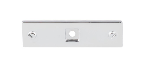 Top Knobs Channing Backplate 3", Polished Chrome - TK741PC
