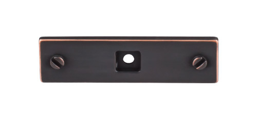 Top Knobs TK741UM Barrington Channing Backplate 3" - Umbrio Top Knobs TK741UM Barrington Channing Backplate 3" - Umbrio