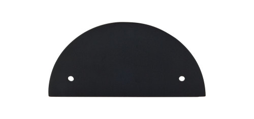 Top Knobs TK54BLK Sanctuary Half Circle Backplate 3 1/2" (c-c) - Flat Black Top Knobs TK54BLK Sanctuary Half Circle Backplate 3 1/2" (c-c) - Flat Black