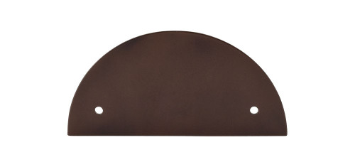 Top Knobs  TK54ORB Sanctuary Half Circle Backplate 3 1/2" (c-c) - Oil Rubbed Bronze