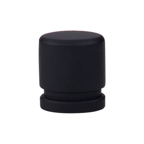 Top Knobs  TK57BLK Sanctuary Oval Knob Small 1" - Flat Black