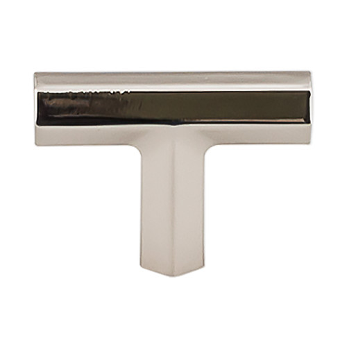 Top Knobs Lydia 1 3/4" Length Geometric Knob, Polished Nickel - TK790PN