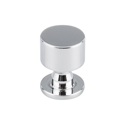 Top Knobs Lily 1" Diameter Round Knob, Polished Chrome - TK820PC