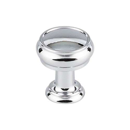 Top Knobs Eden 1" Diameter Round Knob, Polished Chrome - TK830PC