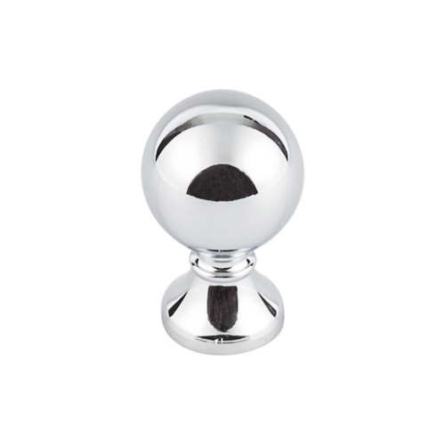 Top Knobs  TK801PC Serene Kara Door Knob 1" - Polished Chrome