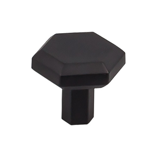 Top Knobs Lydia 1 1/4" Length Square Knob, Flat Black - TK792BLK