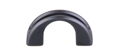 Top Knobs Tango U 1 1/4" Center to Center Finger Pull, Umbrio - TK617UM