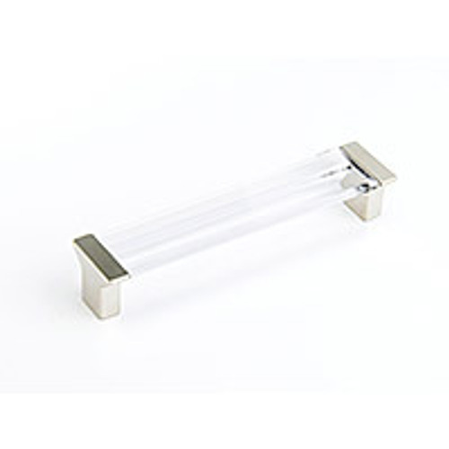 Schaub 316-15 CL Positano Door Pull 128 mm (5") cc - Satin Nickel Clear