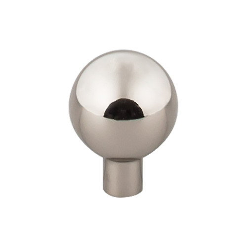 Top Knobs Brookline 1 1/8" Diameter Round Knob, Polished Nickel - TK762PN