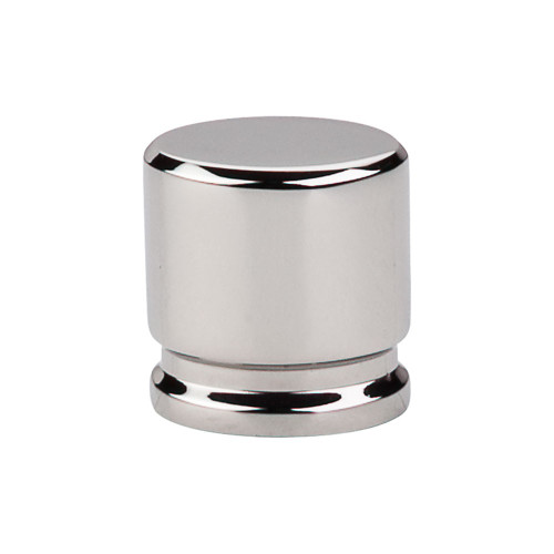 Top Knobs Sanctuary Oval 1 1/8" Length Oval Knob, Polished Nickel - TK59PN
