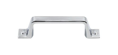 Top Knobs TK742PC Barrington Channing Door Pull 3" (c-c) - Polished Chrome