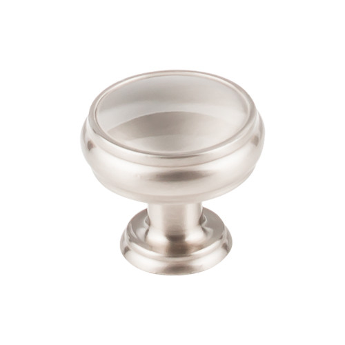 Top Knobs Eden 1 3/8" Diameter Round Knob, Brushed Satin Nickel - TK832BSN