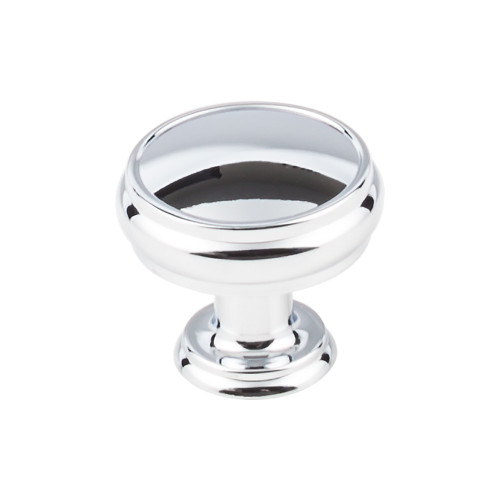 Top Knobs  TK832PC Serene Eden Large Door Knob - 1 3/8" - Polished Chrome