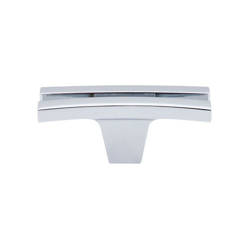 Top Knobs Sanctuary Flared 2 5/8" Length Geometric Knob, Polished Chrome - TK87PC