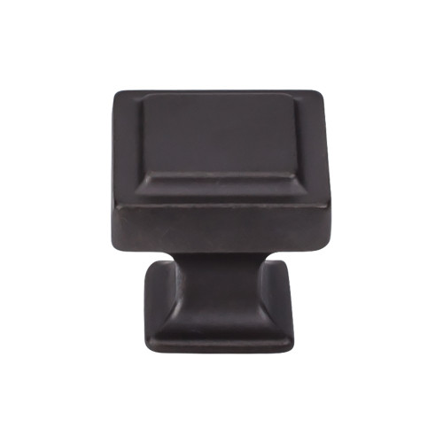 Top Knobs Ascendra 1 1/4" Length Square Knob, Sable - TK702SAB