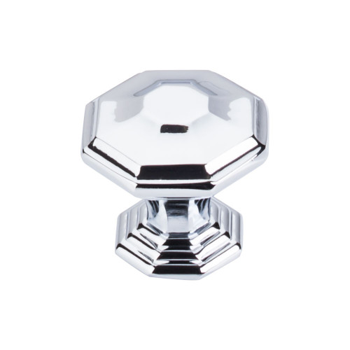 Top Knobs Chalet 1 1/2" Diameter Round Knob, Polished Chrome - TK348PC
