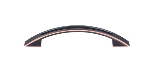 Top Knobs Tango Cut Out 3 3/4" Center to Center Bar Pull, Umbrio - TK618UM