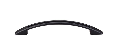 Top Knobs Tango Cut Out 5 1/16" Center to Center Bar Pull, Flat Black - TK619BLK
