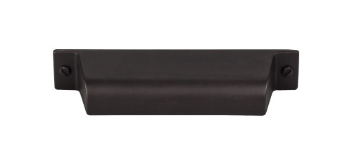 Top Knobs Channing 3 3/4" Center to Center Cup/Bin Pull, Sable - TK773SAB