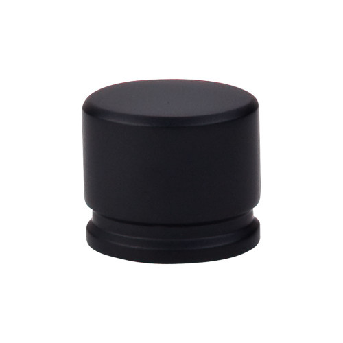 Top Knobs Sanctuary Oval 1 3/8" Length Oval Knob, Flat Black - TK61BLK