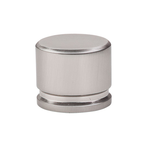 Top Knobs Sanctuary Oval 1 3/8" Length Oval Knob, Brushed Satin Nickel - TK61BSN