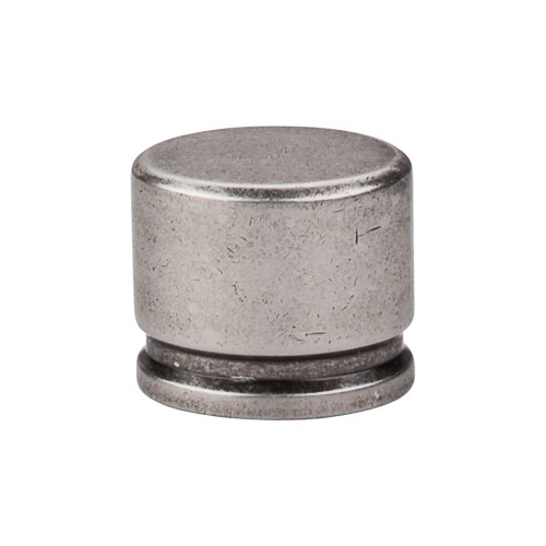 Top Knobs Sanctuary Oval 1 3/8" Length Oval Knob, Antique Pewter - TK61PTA