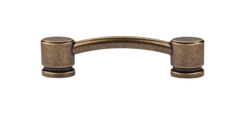 Top Knobs  TK63GBZ Sanctuary Oval Thin Pull 3 3/4" (c-c) - German Bronze