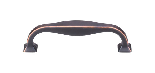 Top Knobs Contour 3 3/4" Center to Center Bar Pull, Umbrio - TK722UM