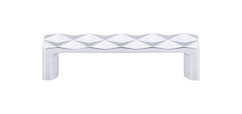 Top Knobs TK561PC Mercer Quilted Pull 3 3/4" (c-c) - Polished Chrome Top Knobs TK561PC Mercer Quilted Pull 3 3/4" (c-c) - Polished Chrome