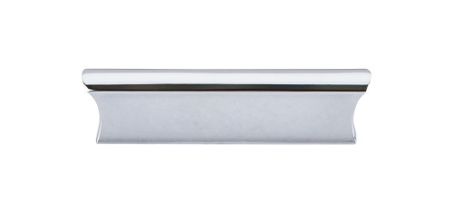 Top Knobs Glacier 3" Center to Center Finger Pull, Polished Chrome - TK553PC