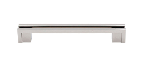 Top Knobs TK56PN Sanctuary Flat Rail Pull 5" (c-c) - Polished Nickel Top Knobs TK56PN Sanctuary Flat Rail Pull 5" (c-c) - Polished Nickel