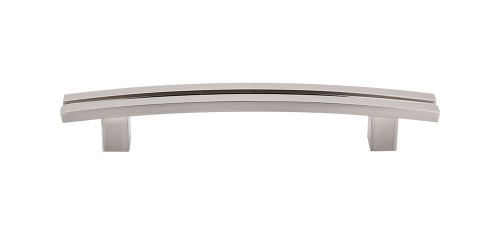 Top Knobs Sanctuary Inset Rail 5" Center to Center Bar Pull, Brushed Satin Nickel - TK81BSN