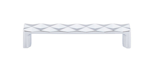 Top Knobs Quilted 5 1/16" Center to Center Bar Pull, Polished Chrome - TK562PC