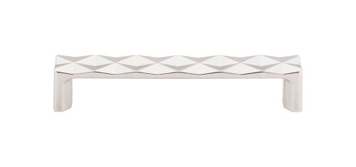 Top Knobs  TK562PN Mercer Quilted Pull 5 1/16" (c-c) - Polished Nickel