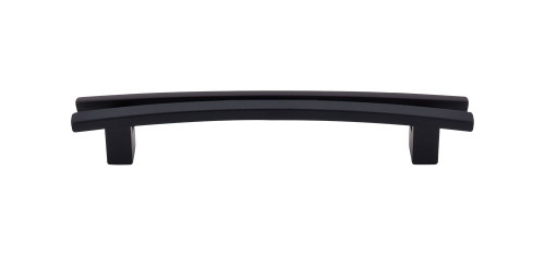 Top Knobs TK86BLK Sanctuary Flared Pull 5" (c-c) - Flat Black Top Knobs TK86BLK Sanctuary Flared Pull 5" (c-c) - Flat Black