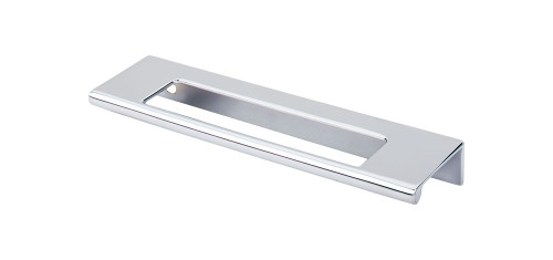 Top Knobs TK521PC Mercer Europa Cut Out Tab Pull 5" (c-c) - Polished Chrome Top Knobs TK521PC Mercer Europa Cut Out Tab Pull 5" (c-c) - Polished Chrome
