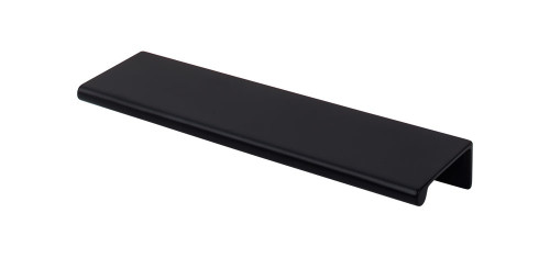 Top Knobs Europa 5" Center to Center Finger Pull, Flat Black - TK503BLK