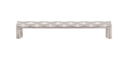 Top Knobs  TK563BSN Mercer Quilted Pull 6 5/16" (c-c) - Brushed Satin Nickel