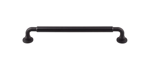 Top Knobs TK825BLK Serene Lily Door Pull 7 9/16" (c-c) - Flat Black