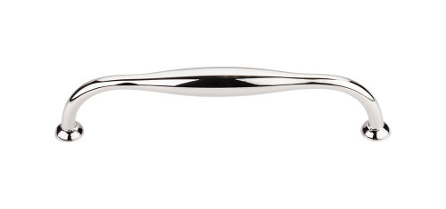 Top Knobs TK382PN Chareau Shrewsbury D-Pull 6 5/16" (c-c) - Polished Nickel