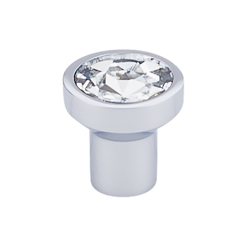 Top Knobs TK736PC Barrington Wentworth Crystal Round Door Knob 1 1/8" - Polished Chrome Base Top Knobs TK736PC Barrington Wentworth Crystal Round Door Knob 1 1/8" - Polished Chrome Base