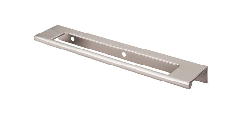 Top Knobs Europa Cut Out 6" Center to Center Finger Pull, Brushed Satin Nickel - TK522BSN