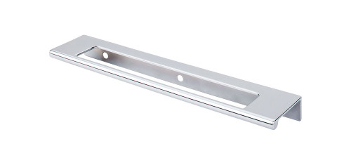 Top Knobs Europa Cut Out 6" Center to Center Finger Pull, Polished Chrome - TK522PC