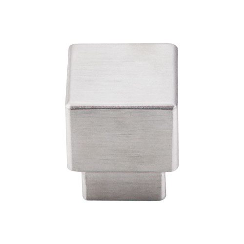 Top Knobs Sanctuary II Tapered 1" Length Square Knob, Stainless Steel - TK32SS