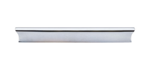 Top Knobs Glacier 6" Center to Center Finger Pull, Polished Chrome - TK555PC