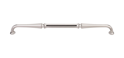 Top Knobs  TK345BSN Chareau Chalet Pull 12" (c-c) - Brushed Satin Nickel